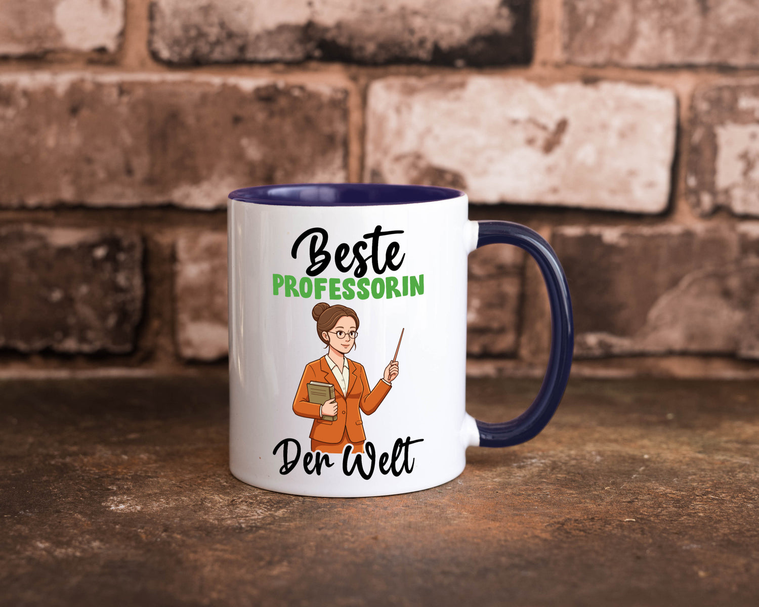 Beste Professorin | Uni Universität v2 Humor Geschenkidee Tasse