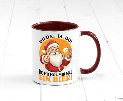 Hol mir mal ein Bier | Ugly Christmas Santa lustig Humor Geschenkidee Geschenk