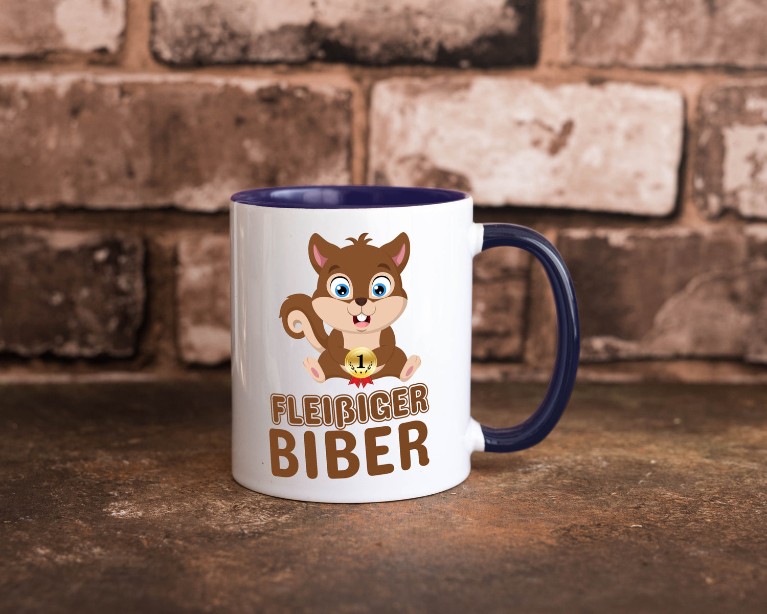 Fleißiger Biber | Motiv Tasse Kinder Geburtstag lustig Geschenkidee Geschenk