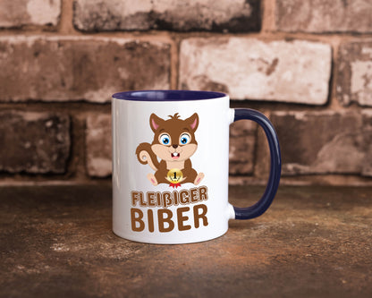 Fleißiger Biber | Motiv Tasse Kinder Geburtstag lustig Geschenkidee Geschenk