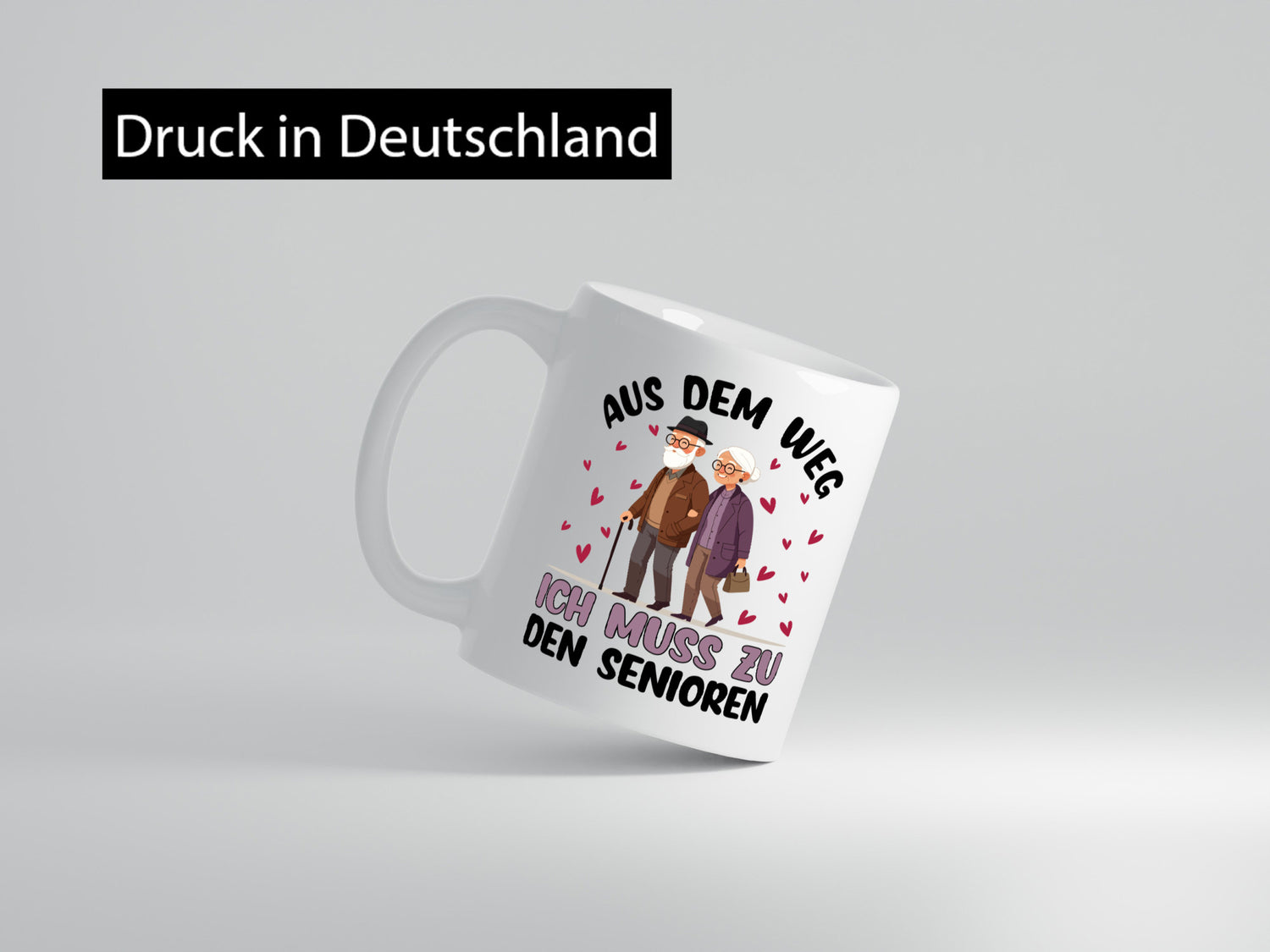 Muss zu den Senioren | Altenpflege Pflegedienst Geschenk Humor Geschenkidee