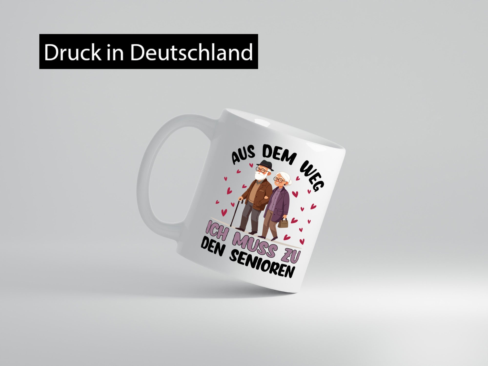 Muss zu den Senioren | Altenpflege Pflegedienst Geschenk Humor Geschenkidee