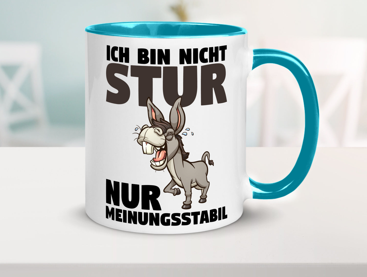 Sturer Esel | Sturkopf Tasse Dickkopf Spruch Humor lustiger Geschenk
