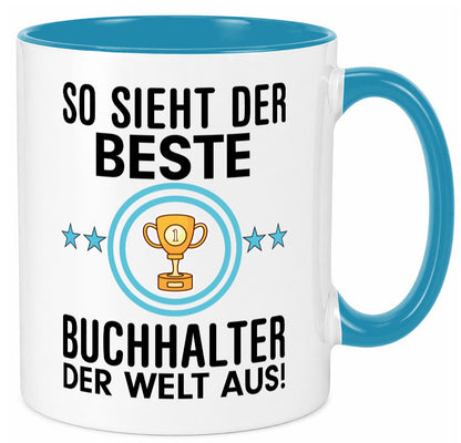 Bester Buchhalter | Büro Kollegen Beruf Geschenk Arbeit lustiger Spruch Tasse