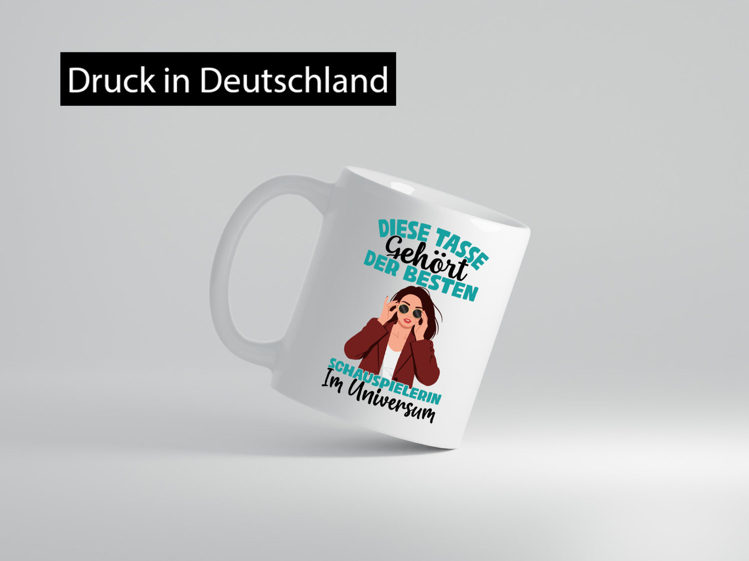 Im Universum: Schauspielerin | Theater Geschenkidee Humor Tasse