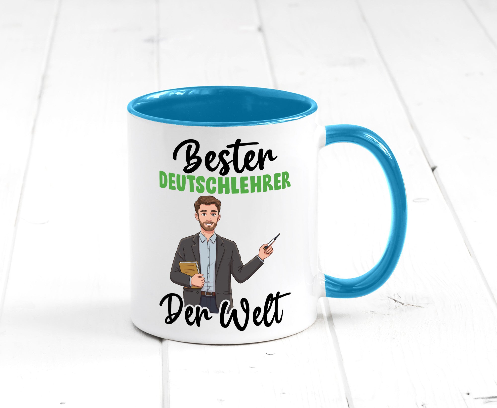Bester Deutschlehrer | Lehrer Schule v2 lustiger Spruch Geschenk Humor