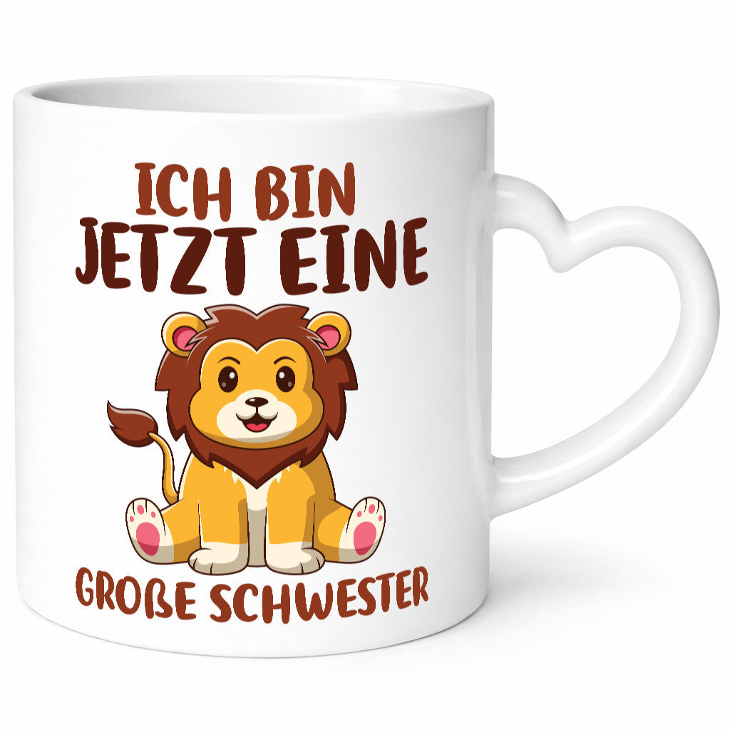 Ich bin jetzt eine Große Schwester | Löwen Geschwister Geschenk Humor