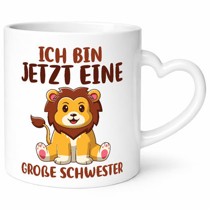 Ich bin jetzt eine Große Schwester | Löwen Geschwister Geschenk Humor