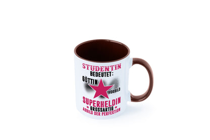 Bedeutung von Studentin | Uni Studium Universität Geschenkidee Humor Tasse
