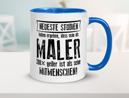 Neuste Studien: Maler | Malerei lustig Humor Geschenkidee Geschenk Tasse
