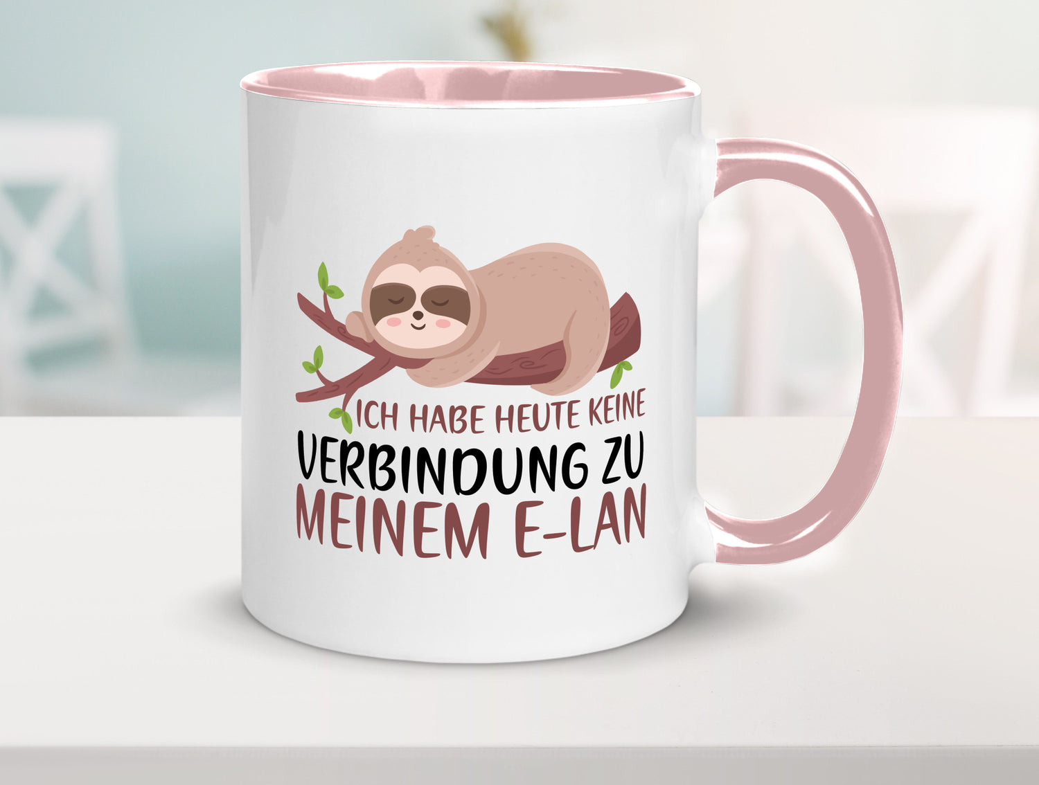Verbindung zum Elan | WLAN Faultier Faulpelz Laufband Humor Tierliebhaber