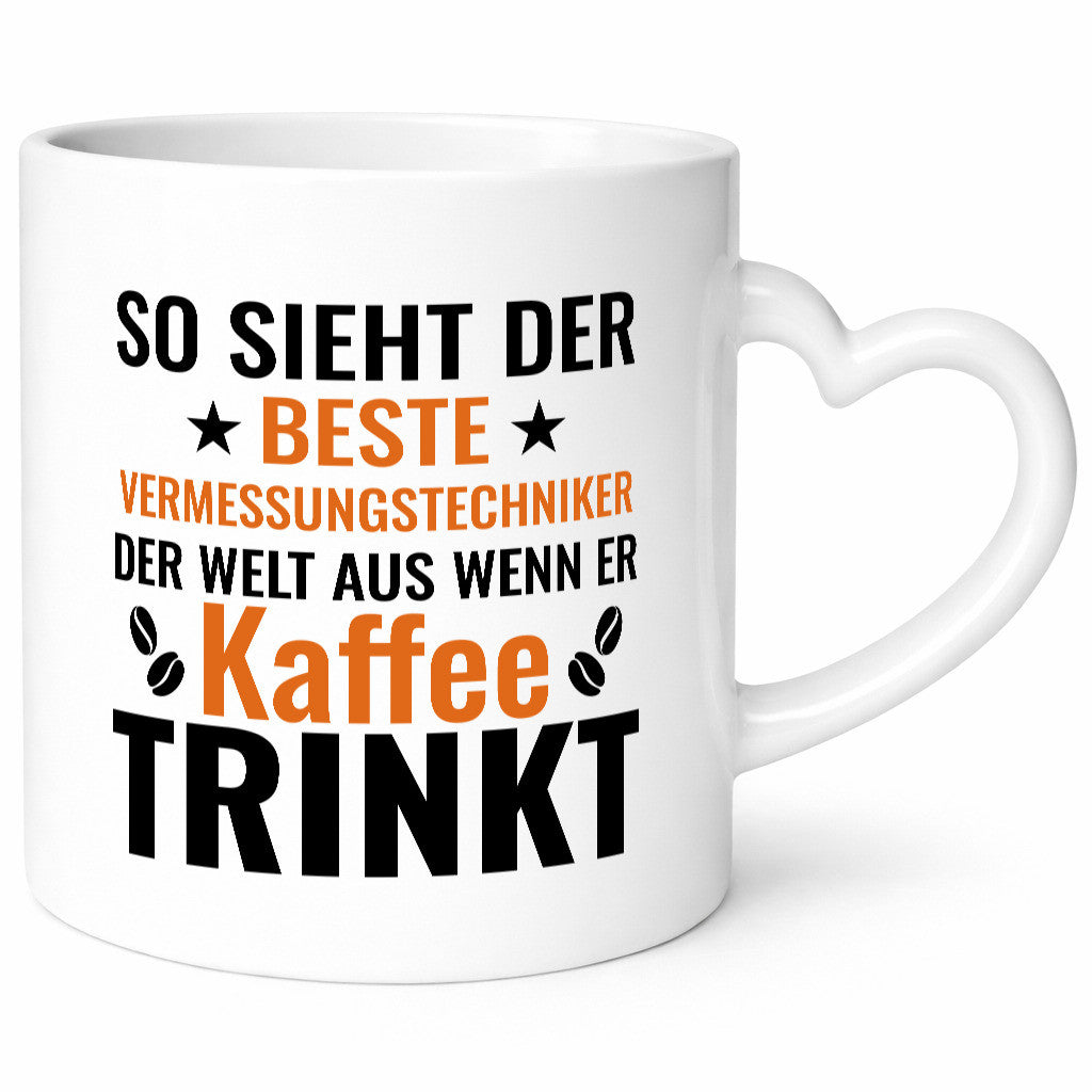 Kaffee trinkt: Vermessungstechniker | Techniker Geschenk Humor Geschenkidee