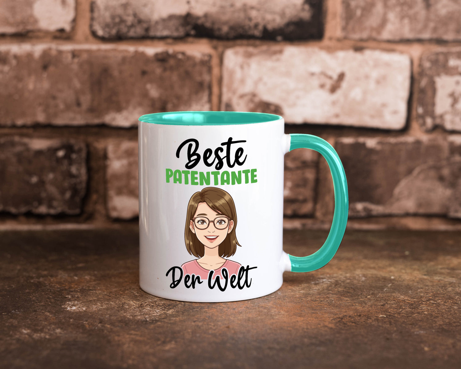 Beste Patentante | Tante lustiger Spruch Geschenk Humor Geschenkidee Tasse