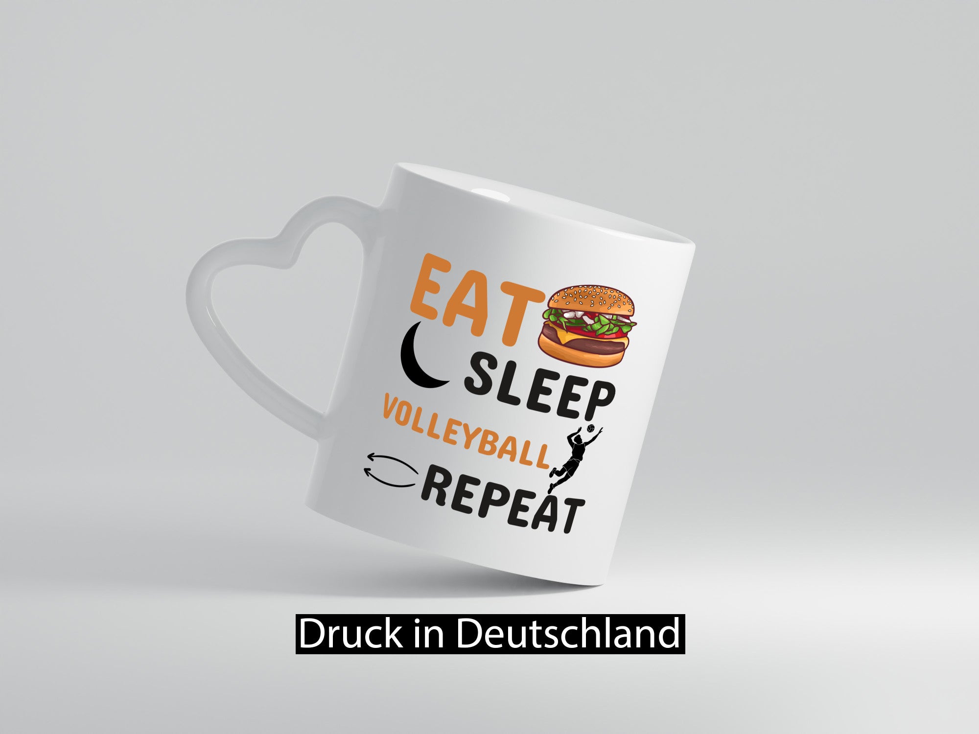 Eat Sleep Volleyball Repeat | Spieler Tasse Humor Geschenkidee