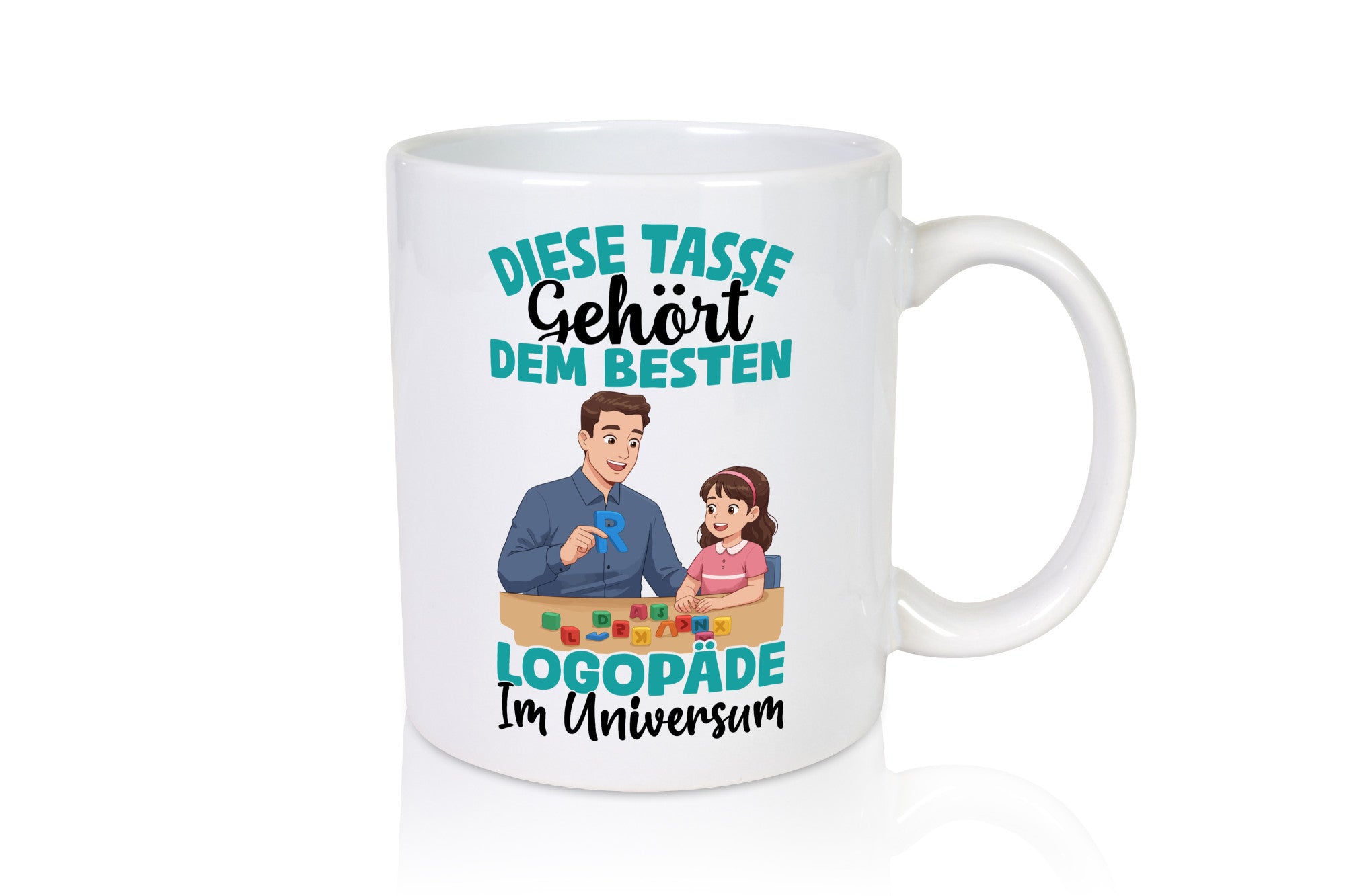 Im Universum: Logopäde | Sprachtherapie lustig Humor Geschenkidee Geschenk Tasse