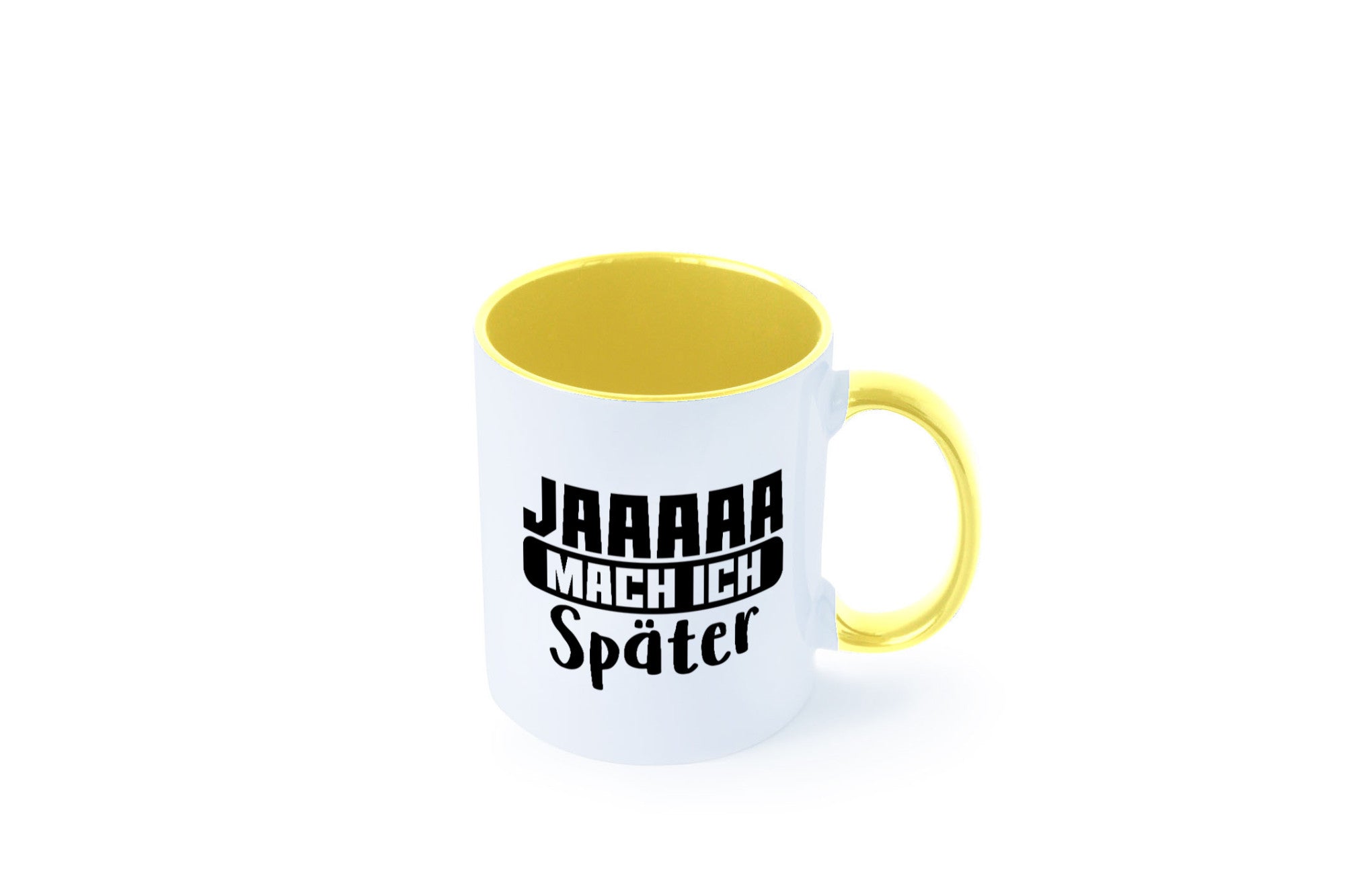 Mach ich später | Teenager lustiger Spruch Aufschieben Humor Geschenkidee Tasse