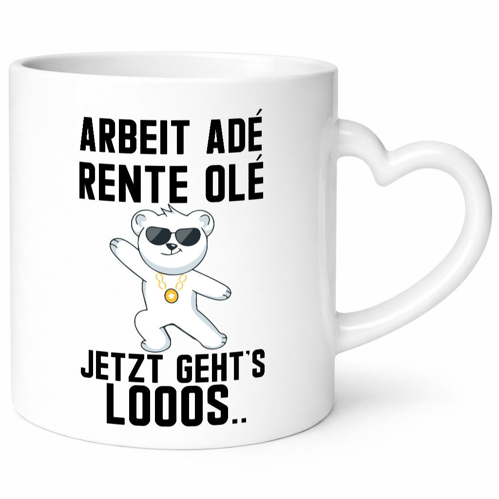 Arbeit ade | Rente Rentner Party Ruhestand Pension Geschenk Jubiläum lustiger