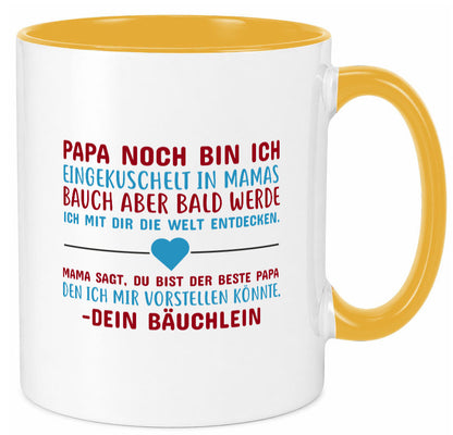 Schwangerschaft | Vaterschaft Tasse Papa Spruch Geschenk Familie Geschenkidee