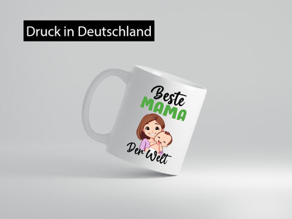 Beste Mama | Muttertag Familie Humor Geschenkidee Tasse