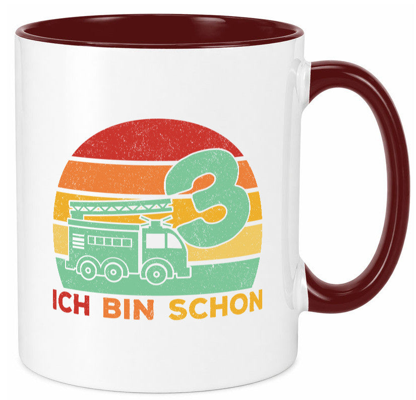 3. geburtstag | Feuerwehrauto 3 Jahre Feuerwehr Geschenk Geschenkidee lustiger