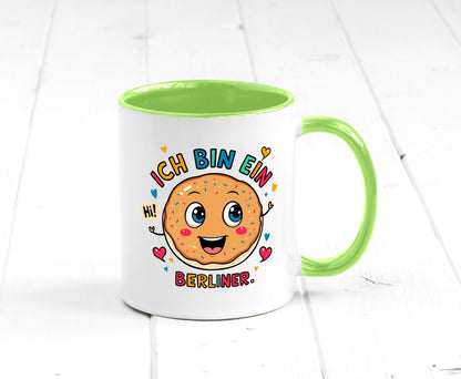 Ich bin ein Berliner | Krapfen Pfannkuchen Humor Geschenkidee Tasse