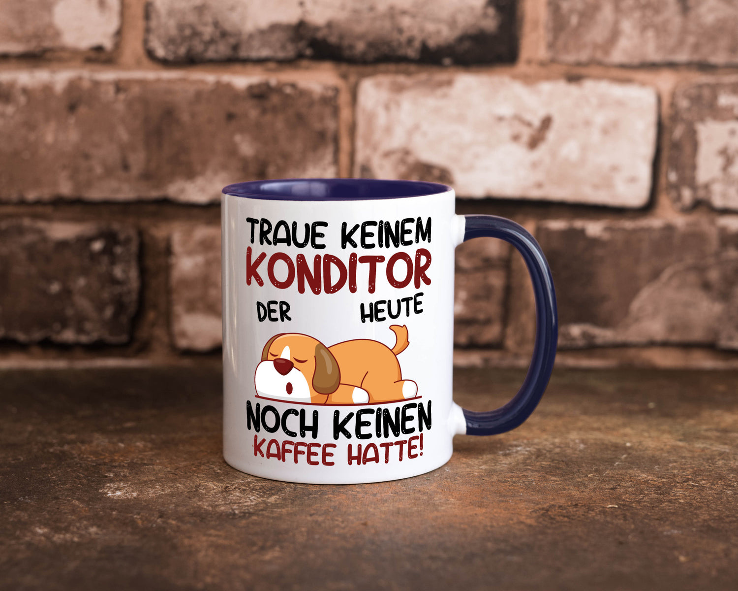 Traue keinem Konditor | Konditorei Humor Geschenkidee Tasse