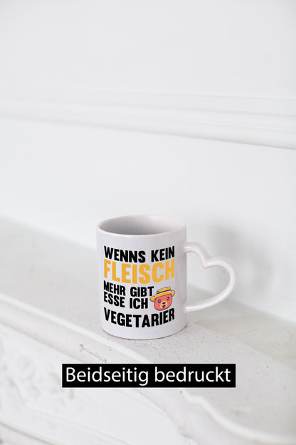 Wenns kein Fleisch mehr gibt | Vegetarier essen Geschenk Humor Geschenkidee