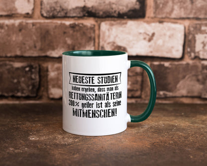 Neuste Studien: Rettungssanitäterin | Sanitäter lustiger Spruch Geschenk Humor