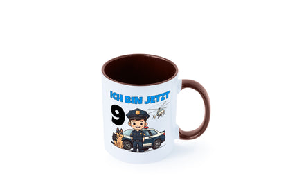 9. Geburtstag | 9 Jahre Polizei Kind Polizeiauto lustig Geschenkidee Geschenk