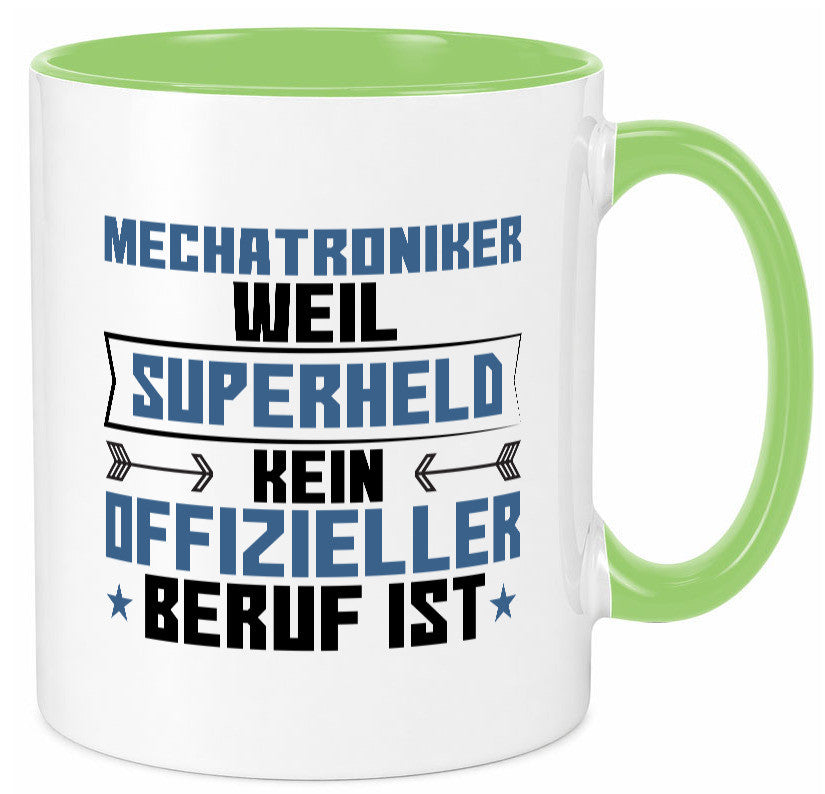 Superheld Mechatroniker | KFZ lustig Humor Geschenkidee Geschenk Tasse