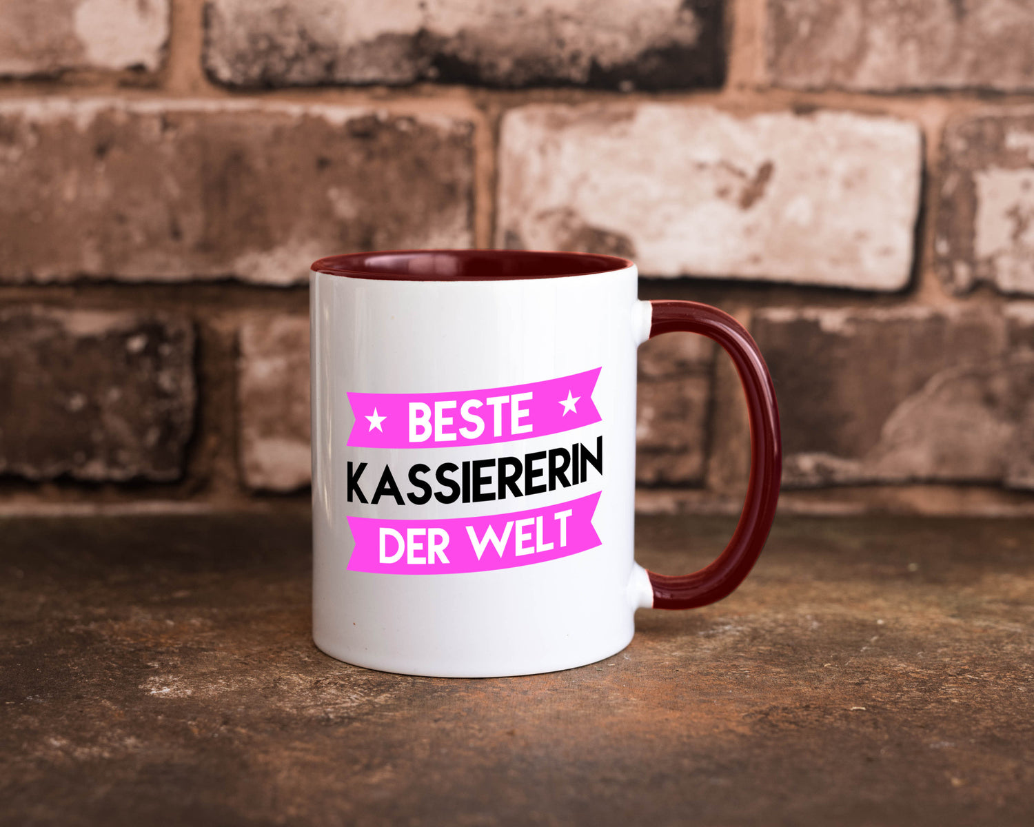 Beste Kassiererin lustiger Spruch Geschenk Humor Geschenkidee Tasse