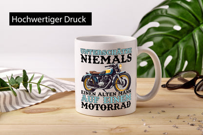 Biker Spruch | Männer Tasse Motorradfahrer Motorrad vl3 lustiger Geschenk Humor