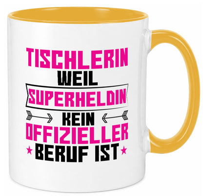 Superheldin Tischlerin | Tischlerei Geschenkidee Humor Tasse