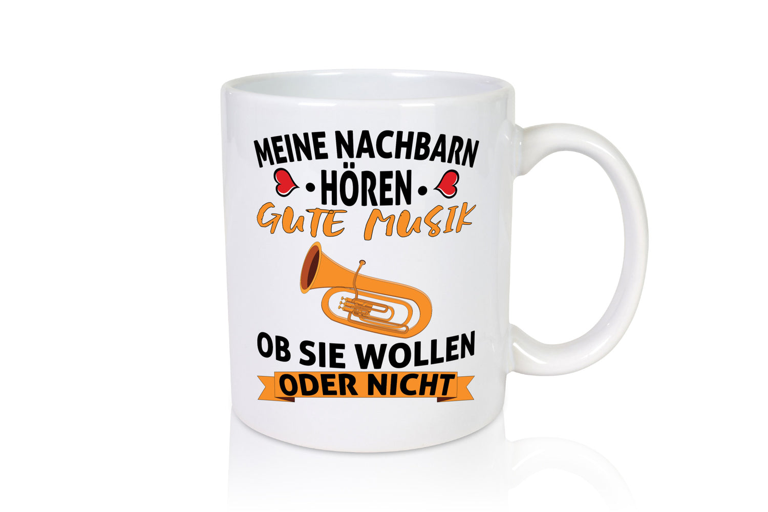 Meine Nachbarn hören Gute Musik | Nachbarschaft Geschenkidee Humor Tasse