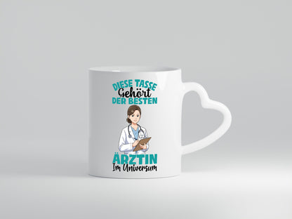 Im Universum: Ärztin | Medizin Doktorin Fachärztin Humor Geschenkidee Tasse