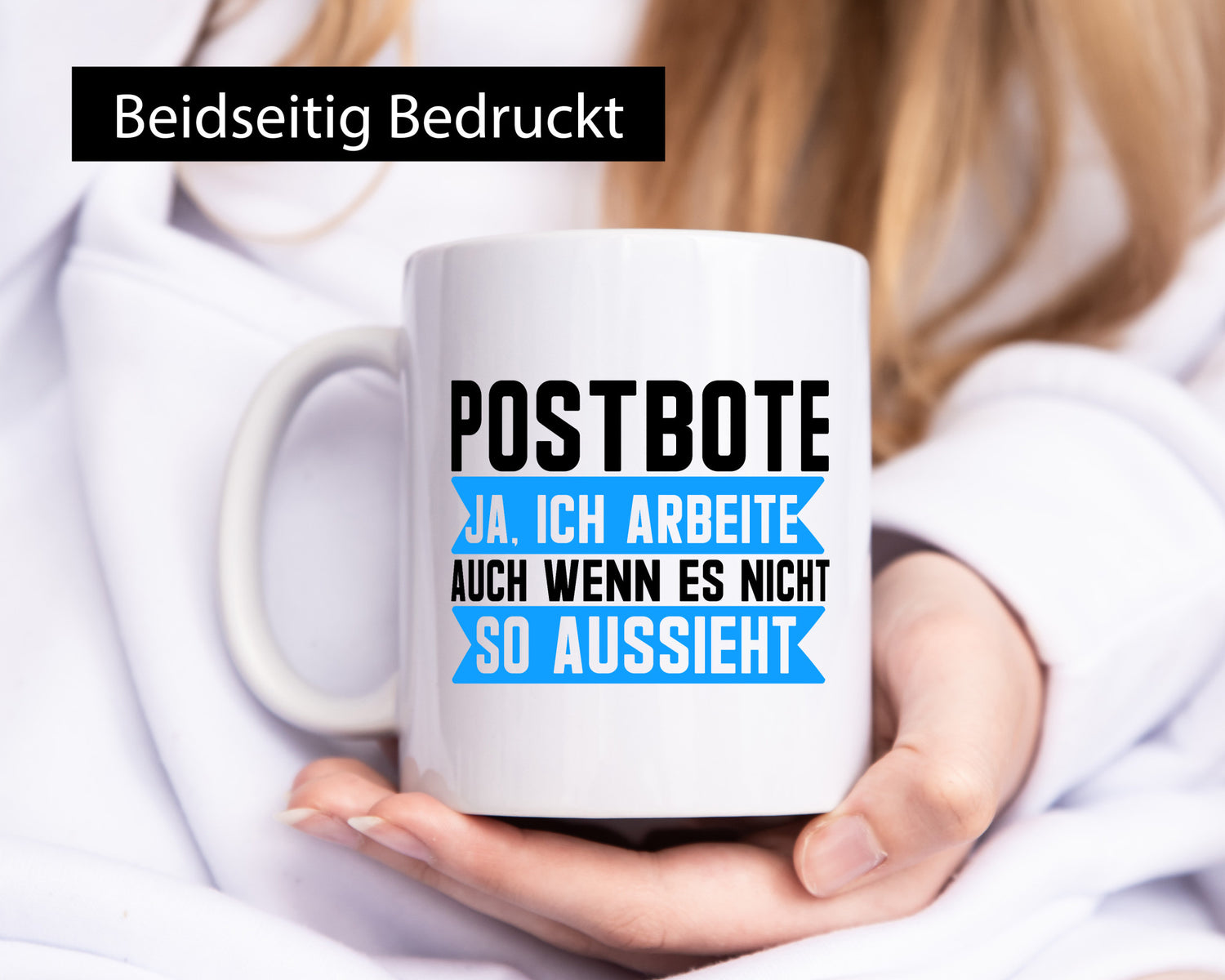 Ja ich arbeite | Postbote, Briefträger, Paketdienst, Geschenkidee, Arbeit, Kollegen