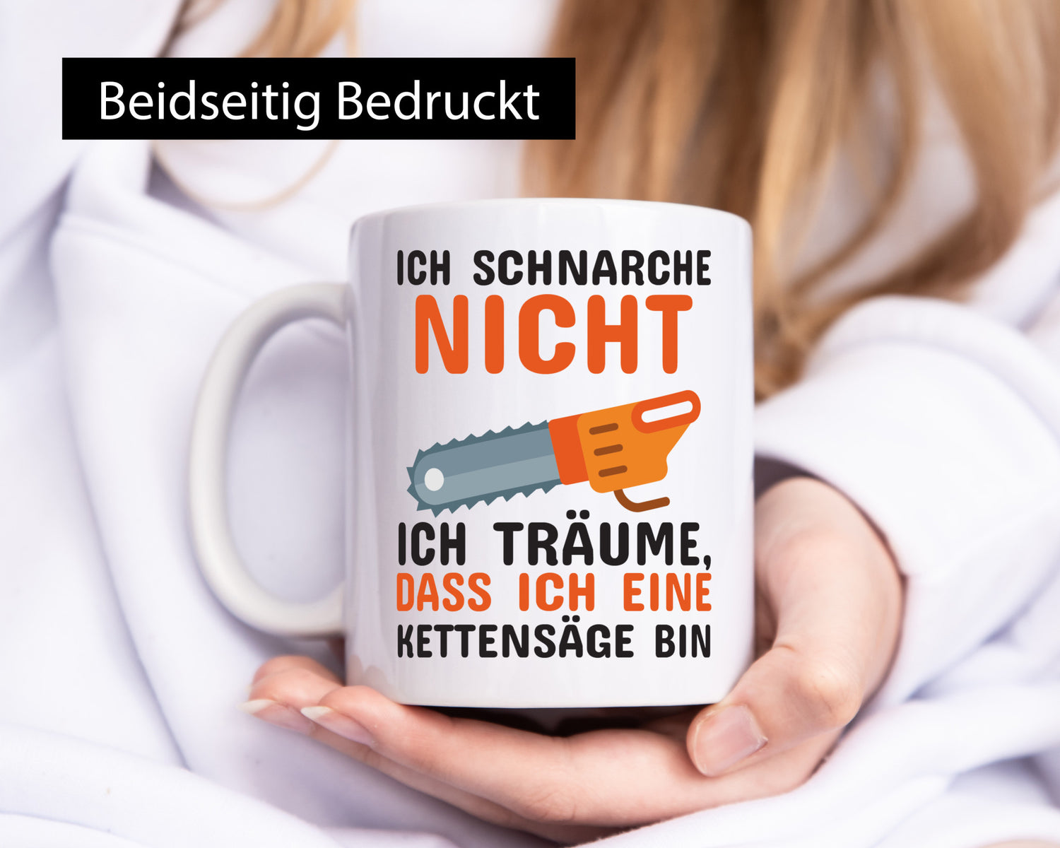 Ich schnarche nicht lustiger Spruch Geschenk Humor Geschenkidee Tasse
