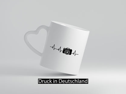 Fotografie Herzschlag | Kamera Fotograf Fotos lustig Humor Geschenkidee
