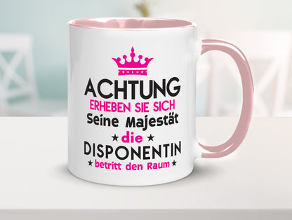 Seine Majestät Disponentin | Zuteilerin Geschenk Humor Geschenkidee lustiger