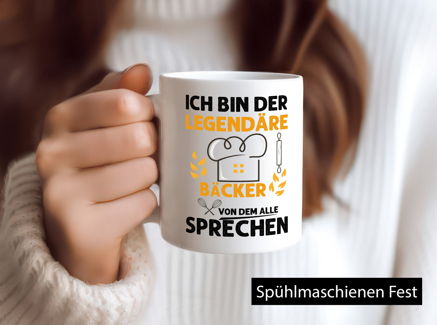Legendäre Bäcker von dem alle Sprechen | Bäckerrei Geschenkidee Humor Tasse