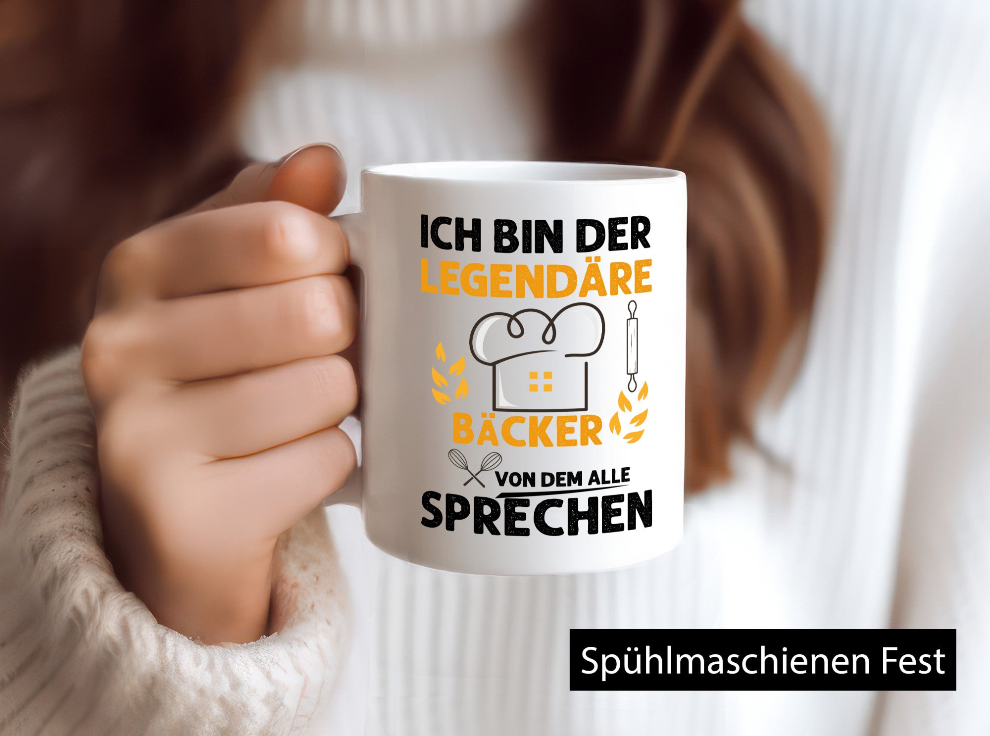 Legendäre Bäcker von dem alle Sprechen | Bäckerrei Geschenkidee Humor Tasse