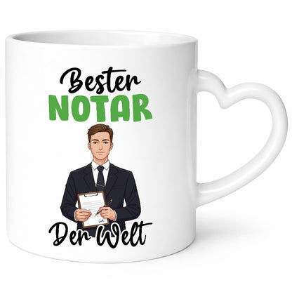 Bester Notar | Jurist v2 Geschenk Humor Geschenkidee lustiger Spruch Tasse