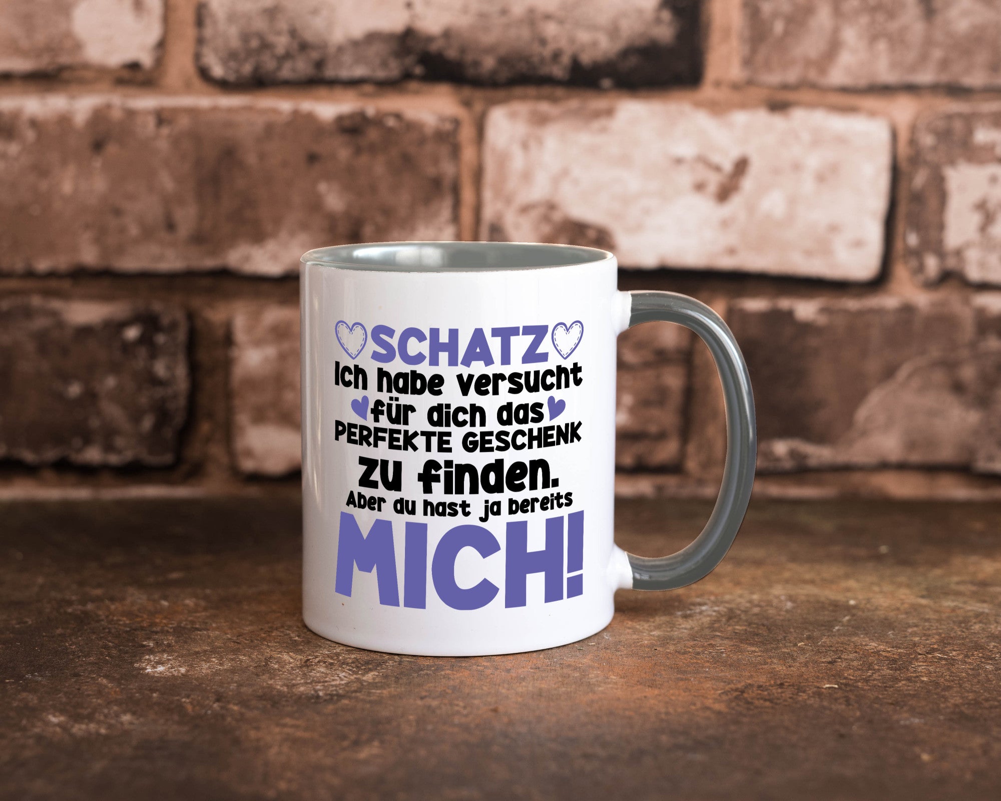 Schatz | Liebe Valentinstag Freund Freundin Herz Geschenkidee Humor Tasse