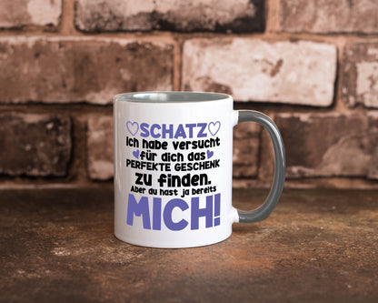 Schatz | Liebe Valentinstag Freund Freundin Herz Geschenkidee Humor Tasse