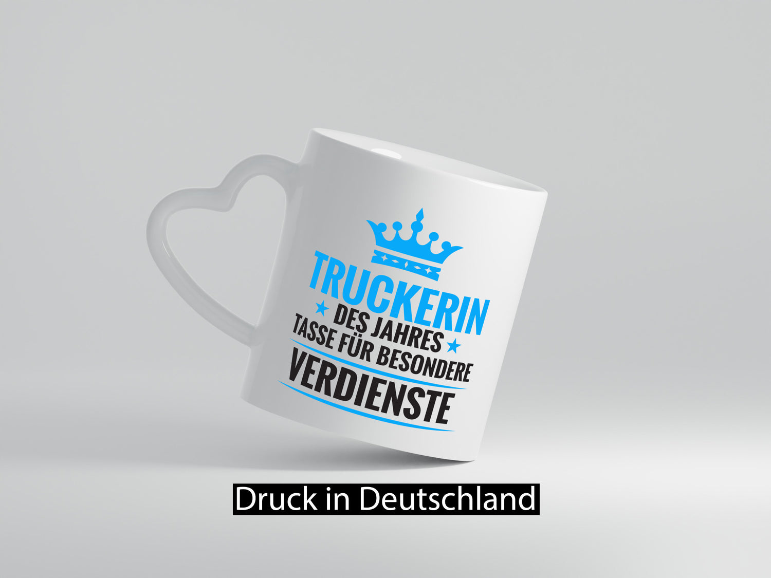 Besonderer Verdienst: Truckerin | LKW Fahrerin lustig Humor Geschenkidee