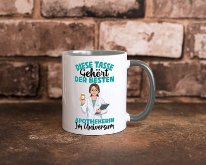 Im Universum: Apothekerin | Apotheke Pharmazie lustiger Spruch Geschenk Humor