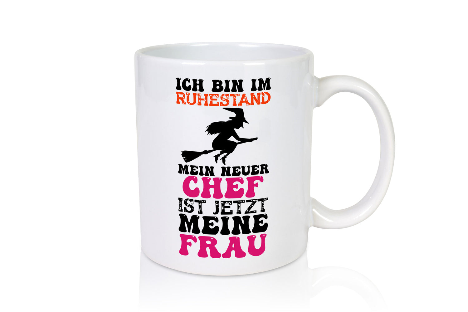 Mein neuer Chef ist meine Frau | Hexe Bin im ruhestand lustig Jubiläum Geschenk