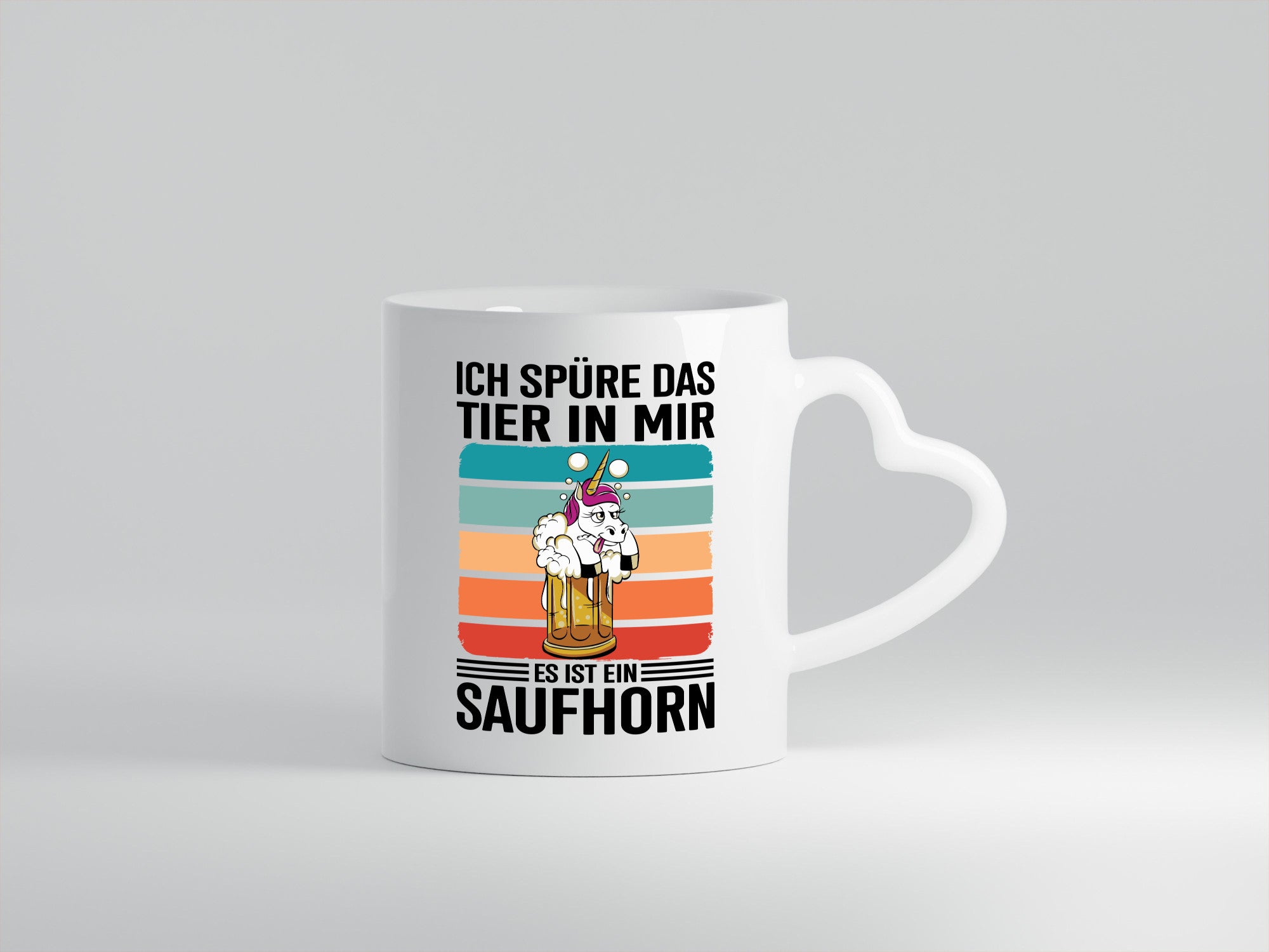 Ich spüre das Tier in mir es ist ein Saufhorn | Einhorn Humor Tierliebhaber
