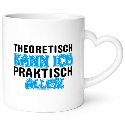 Ich kann alles lustiger Spruch Geschenk Humor Geschenkidee Tasse