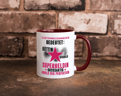 Bedeutung von Elektromechanikerin | Mechanikerin lustiger Spruch Geschenk Humor
